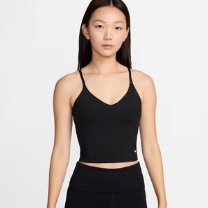 Nike Women's Indy Light-Support Padded Sports Bra Tank in black sz M